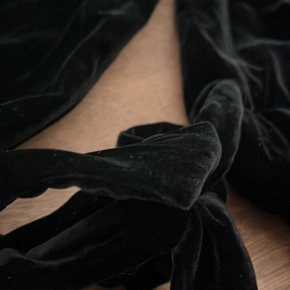 Diana van Furstenberg  black velvet jumpsuit - Picture 4 of 7